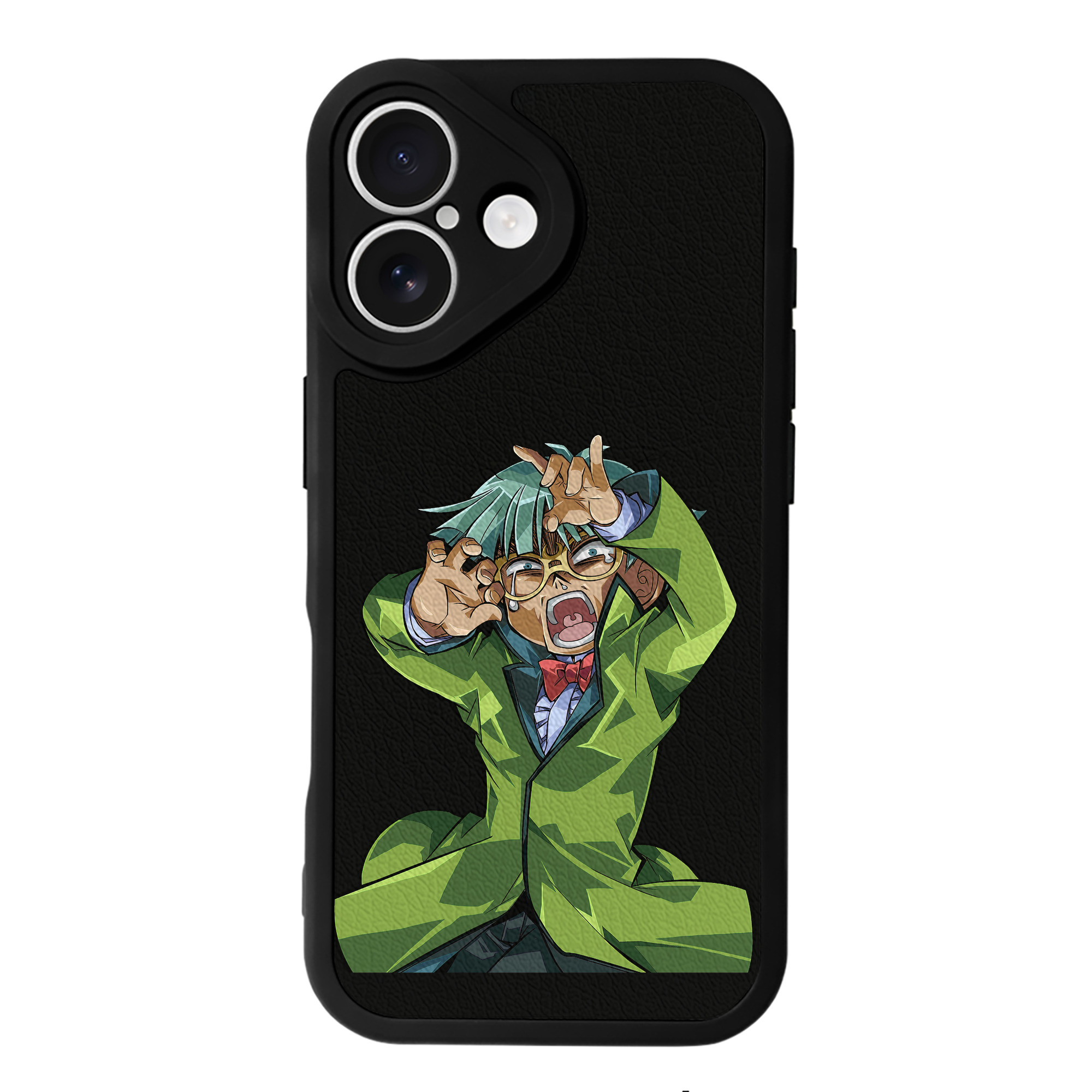 （画像用） 遊☆戯☆王 Yu-Gi-Oh! 【iPhone 16シリーズ対応】シリコンスマホケース（レザー調） 材質：シリコン